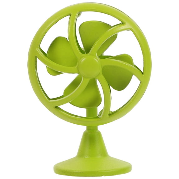 Masteelf Miniature Fake Fan Model Simulation Fan Decoration Doll House Furniture Prop
