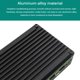 thumbnail image 3 of Protector De Microcomputadora Estuche Protector De Placa Base De Aleación De Aluminio Negro / Dorado Con 2 Ventiladores De Refrigeración Compatible Con Raspberry Pi Generation 4 Guardurnaity EL014108-01, 3 of 5
