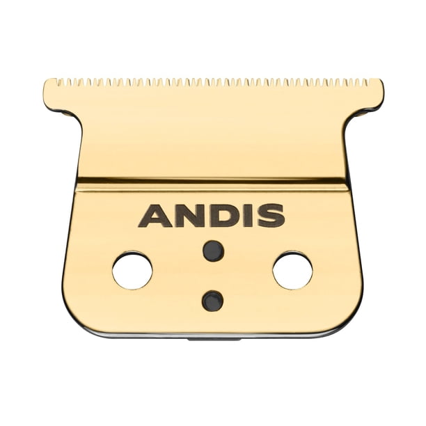 Andis 74115 GTX-EXO Cortadora/recortadora de cabello inalámbrica, cuchilla de repuesto para dientes poco profundos, color dorado