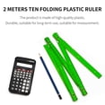 thumbnail image 3 of Shisuyan 1pc Folding Ruler with Clear Reading Foldable Ruler Professional Measuring Tool, 3 of 8