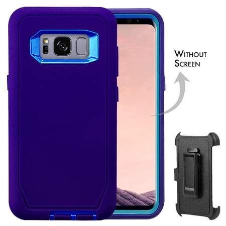 Galaxy S8 Case, [Full body] [Heavy Duty Protection] Shock Reduction / Bumper Case WITHOUT Screen Protector for Samsung Galaxy S8 2017 (Best Galaxy S8 Protection)
