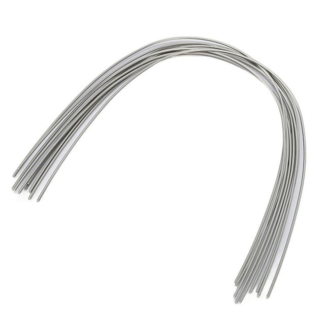 Fil d'Arche Orthodontique en Titane Nickel, 50 Pcs Fil d'Arche Orthodontique Expérience Inégalée