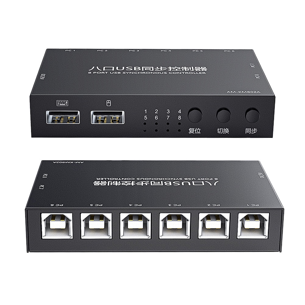 USB Synchronizer,8 Usb Usb Metal Shell And Shell And Play Kvm Switcher Metal Kvm Er Metal Buzhi Dsfen Usb S 8