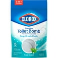 thumbnail image 3 of Clorox Foaming Toilet Bomb Toilet Bowl Cleaner, Bleach Free, Fresh Scent, 5 Count, 3 of 9