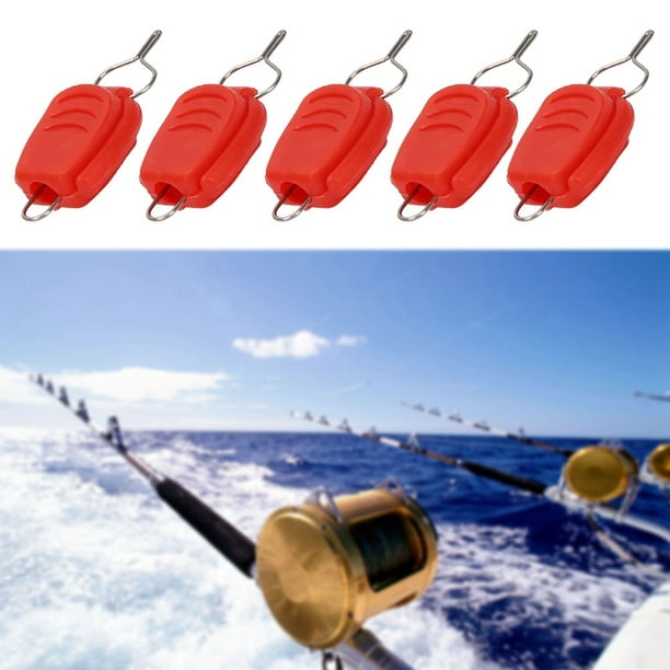 Qiilu Fishing Line Stopper,Baitcasting Reel Fishing Line Holder Clip Buckle  Stopper , Fishing Line Holder
