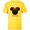 Yellow, variant on Disney Minnie Mouse Red Bow Icon Younger Sister Japanese- Short Sleeve T-Shirt for Kids - Customized-White