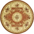 thumbnail image 1 of Unique Loom Versailles Medallion Motif Rug 8' x 8' Round Terracotta/Ivory, 1 of 2