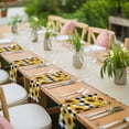 thumbnail image 4 of Cloth Napkins Set of 2 - 20x20 Inches, Sunflowers Blossom Washable Reusable Table Napkins, Spring Summer Garden Flowers Check Soft & Absortbent Dining Napkin for Party Wedding Hotel Restaurant, 4 of 8