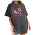 thumbnail image 1 of YDLCAFD Chemises à Manches Courtes pour Femmes Col en V avec Poche Mode Décontractée Haut Col Rond T-Shirts Été Manches Courtes Décontracté Imprimés T-Shirts Haut, 1 of 4