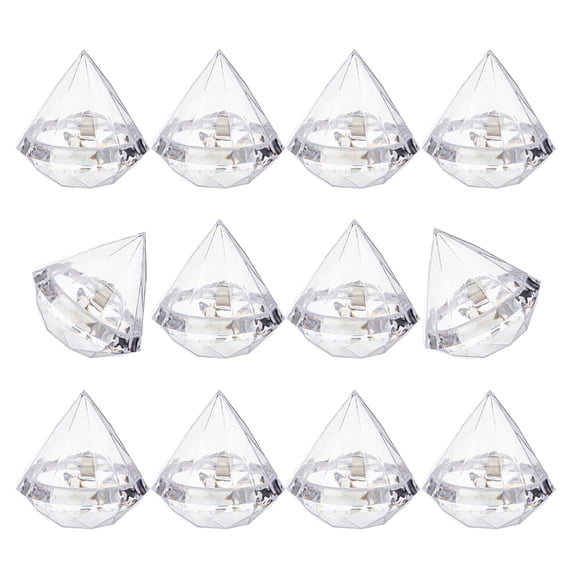 ZPAQI Pack of 10 Durable Plastic Candy Jar for Party Favors and Decoration