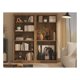 thumbnail image 5 of Qinaqin 71-Inch Alto 5-Tier Abierto Almacenamiento de Profundidad Madera Bookshelf en Blanco Moderno Floor Pie cm Profundidadisplay Estante para Dormitorio, 5 of 7