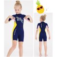 thumbnail image 2 of Soidarity DiveSail Trajes de neopreno para niños Traje de buceo de cuerpo completo Pantalones de manga corta Traje de baño para niños Buceo Snorkel Surf Deportes acuáticos Amarillo S Soidarity OD003679-01, 2 of 6