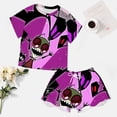 thumbnail image 4 of Invader Zim Summer Home Suit For Womens Short-Sleeved Pajama Set 2pcs Loungewear Soft Sleepwear T-Shirts Tee Shirt Top And Short Sleeping Pants, 4 of 8