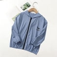 thumbnail image 4 of Boys Zip Up Sun Protection Hoodies Outdoor Lightweight Long Sleeve Cooling Jackets Clothes for Boys Size 4-13, 4 of 8