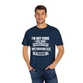 thumbnail image 4 of Hilarious Not Rude Just Have Balls Confident Self-Confident Novelty Sarcasm Attitude Personality Expression Unisex Garment-Dyed T-shirt, 4 of 4