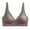 Purple, variant on Aura Lane Women's Soft Touch Seamfree Plunge Bralette, Wirefree Bra, Sizes S-XL, Solid Color Sleeping Bra