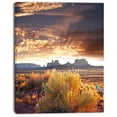 thumbnail image 2 of Monument Valley under Cloudy Sky - Oversized African Landscape Canvas Art, 2 of 3