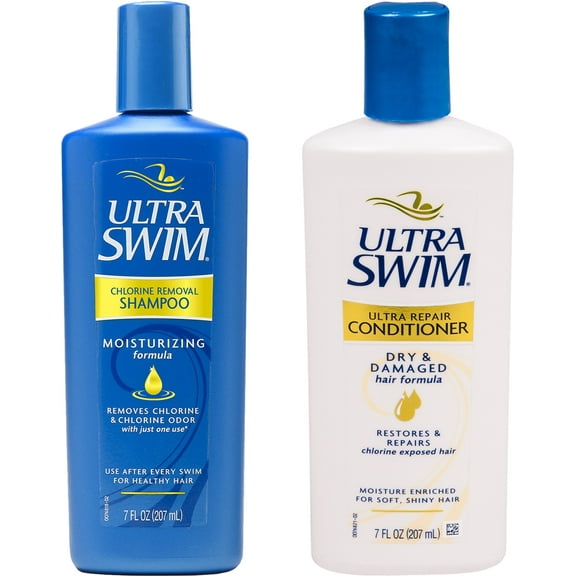 4 Pack - UltraSwim Dynamic Duo Repair Shampoo and Conditioner, 7 Fluid Ounce Each