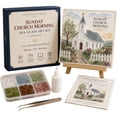 thumbnail image 2 of Creative DIY Sea Glass Art Kit Decoration, Hand rafted Making Set for Adult Beginners, Make Unique Custom Artwork, Graceful Wall Hanging Decor for Multiple Indoor Home Scenarios, 2 of 3