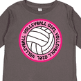 thumbnail image 4 of Inktastic Volleyball Girl Girls Long Sleeve Toddler T-Shirt, 4 of 5
