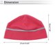 thumbnail image 3 of Sombrero de ciclismo Unique Bargains, protección de oídos cálida, forro de casco reflectante, tela de forro polar, rojo rosa, 27x18cm, 1 Pcs, 3 of 7