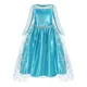 thumbnail image 4 of Vestido de princesa Elsa Anna de Disney para niñas, vestido de fiesta de malla para Halloween, carnaval, cumpleaños, disfraz de Reina de las Nieves de Frozen, 4 of 5