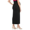 Maternity Side Slit Maxi Skirt
