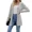 Light Gray, variant on Women's Long Sleeve Cardigan Sweater Lightweight Button Down Brushed Knit Tops with Pockets S~3XL