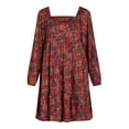 thumbnail image 4 of Time and Tru Women's Square Neck Mini Dress, 4 of 4