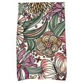 thumbnail image 1 of Simply Daisy 18" x 30" Zentangle Floral Floral Print Hand Towel, 1 of 2