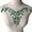 Green, variant on Rhinestone Neckline Trims Beaded Sequined Bodice Appliques Stitch Addition Fringe for Wedding Dress Evening Gown Black Color
