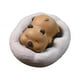 thumbnail image 4 of Mini estatua de oso, adorno de escritorio, mascota de té coleccionable, figura creativa en miniatura, pequeña escultura para estantería de casa de té, Amarillo, 4 of 10