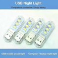 thumbnail image 3 of 1/3PCS Mini Portable USB LED Book Light DC5V Ultra Bright Reading Book Desk Lamp 3leds 8leds Lights For Power Bank PC Laptop, 3 of 5