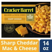 Cracker Barrel Macaroni & Cheese Dinner Sharp Cheddar 14 oz Box