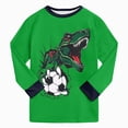 thumbnail image 6 of Toddler Boy Pajamas Monster Truck Cotton Pjs Set Kids Dinosaur 2 Piece Long Sleeve Sleepwear Kaprioy Pajamas Set, 6 of 7