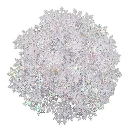 Handmade Holiday Decorations KABOER 200Pcs Christmas Tree Decorative Throwing Christmas Decoration Fake Snowflake Handmade DIY Material Holiday Party Home Decor ()