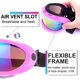 thumbnail image 2 of Gafas de esquí, paquete de 2, multicolor rosa/multicolor rojo, gafas de snowboard para niños, niñas y jóvenes, hombres, 2 of 5