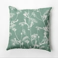 thumbnail image 4 of Simply Daisy Windy Blossom Outdoor Pillow, Light Blue/White, 18 in x 18 in, 4 of 5