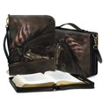 thumbnail image 3 of Kuiaobaty Horse American Flag Print Bible Cover for Women Men, Portable Carrying Book Case Church Bag Bible Protective with Handle and Adjustable Shoulder Strap, Gifts for Church Religious, M, 3 of 7