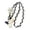 black, variant on Stylish braided phone lanyard with a horizontal neck strap, a shock-absorbing phone accessory chain featuring decorative charm,pink