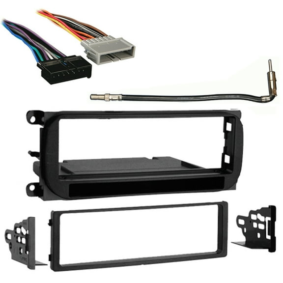 Fits Dodge Caravan 2001 Metra Single Dash Kit with Harmony Radio Harness