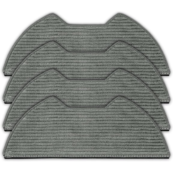 Mop Pads Replacement Washable Microfiber Cloths Compatible with Shark UR2650WS Matrix Plus 2-in-1 Robot Vacuum (4 Pack)