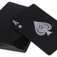 thumbnail image 3 of Baraja de Clalidad PokaBlue Barajas 10 Cartas 540 Plástico Negro y Azul Mate., 3 of 4