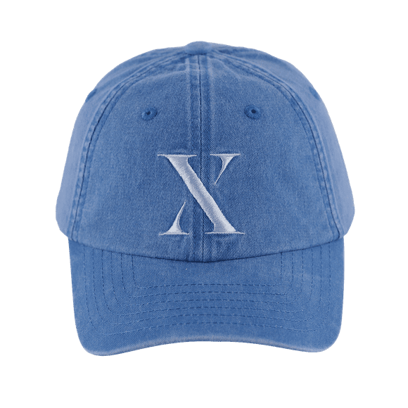 Gorra para Mujer Original con Iniciales LuckyLy, Ajustable y Moderna, Letras A-Z azul Unitalla - Ajustable
