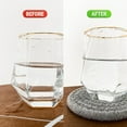 thumbnail image 4 of Posavasos para Bebidas, Juego de Soporte para Cesta de Pasto Marino, 10 Posavasos Bohemios Absorbentes para Mesa de Centro, Cesta Grande Tejida A Mano, 4 of 5
