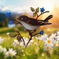 thumbnail image 4 of deevoka Metal Birds on Branch Sculpture for Housewarming Dining Room Garden C, 4 of 7