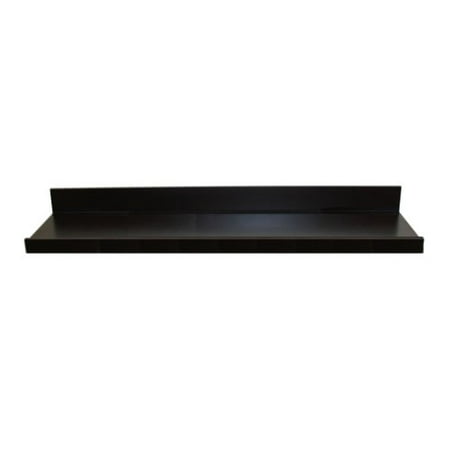 wide floating shelf espresso shelving inch inplace manhattan walmart