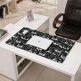 thumbnail image 3 of Long Mouse Pads for Desk,Black Cartoon Dinosaurs Fossils Pattern Desk Mats on Top Of Desks, Desk Mouse Pad Extra Large with 3mm Non-Slip Base and Stitched Edge for Gaming,Office,Work,Home 31.5"x15.7", 3 of 6