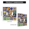 thumbnail image 4 of Mexican Tile Print Light Switch Cover Decorative 2 Gang Double Toggle Switch Plate Covers Mexican Pattern Wall Plates for Light Plates Switch Covers for Room Home Decor, 4 of 7