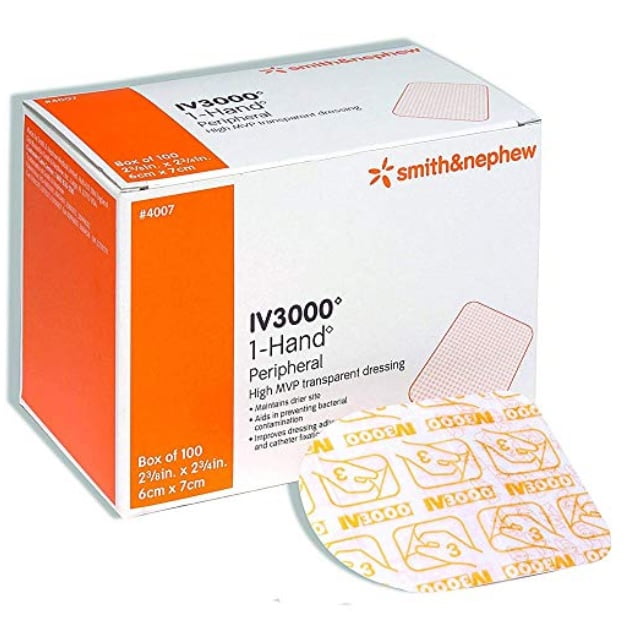 Smith and Nephew OPSITE™ IV3000 Transparent ADHESIVE FILM DRESSINGS